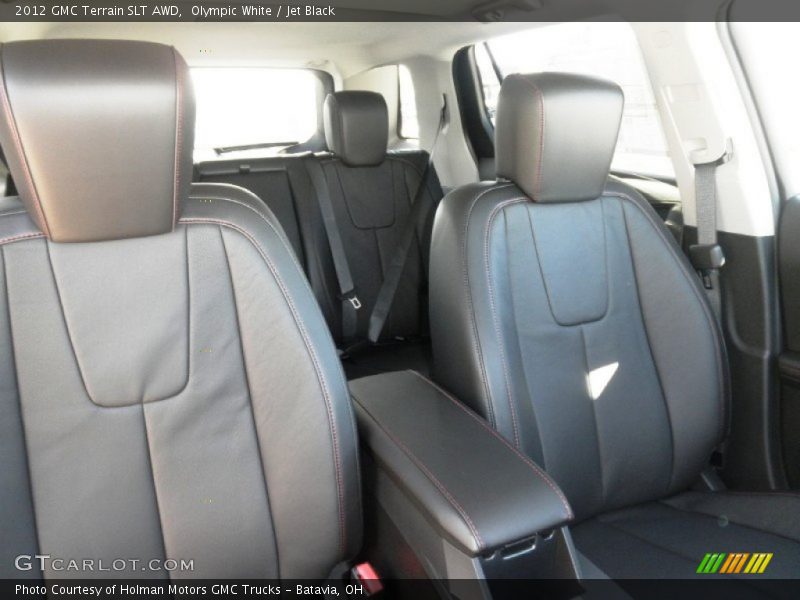 Olympic White / Jet Black 2012 GMC Terrain SLT AWD