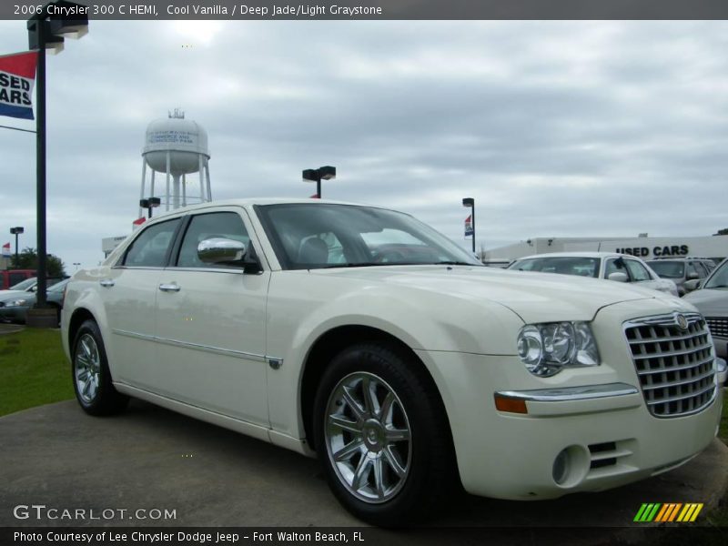 Cool Vanilla / Deep Jade/Light Graystone 2006 Chrysler 300 C HEMI
