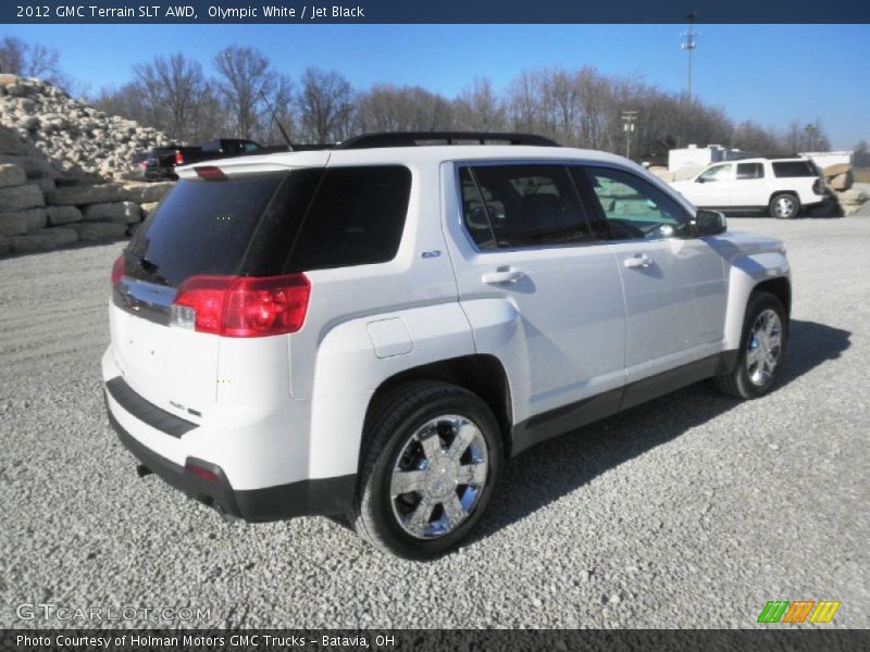 Olympic White / Jet Black 2012 GMC Terrain SLT AWD