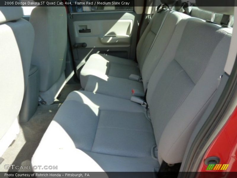 Flame Red / Medium Slate Gray 2006 Dodge Dakota ST Quad Cab 4x4