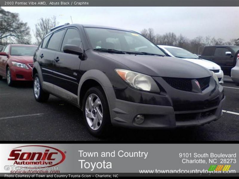 Abyss Black / Graphite 2003 Pontiac Vibe AWD