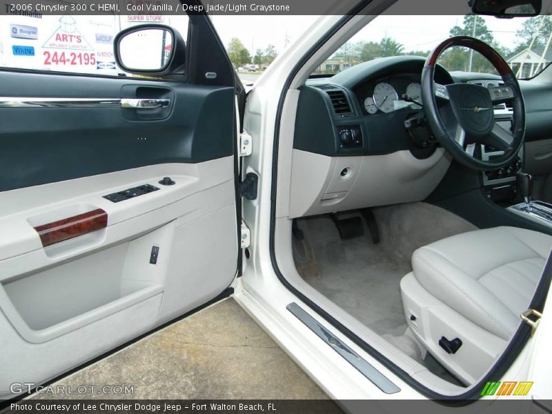 Cool Vanilla / Deep Jade/Light Graystone 2006 Chrysler 300 C HEMI