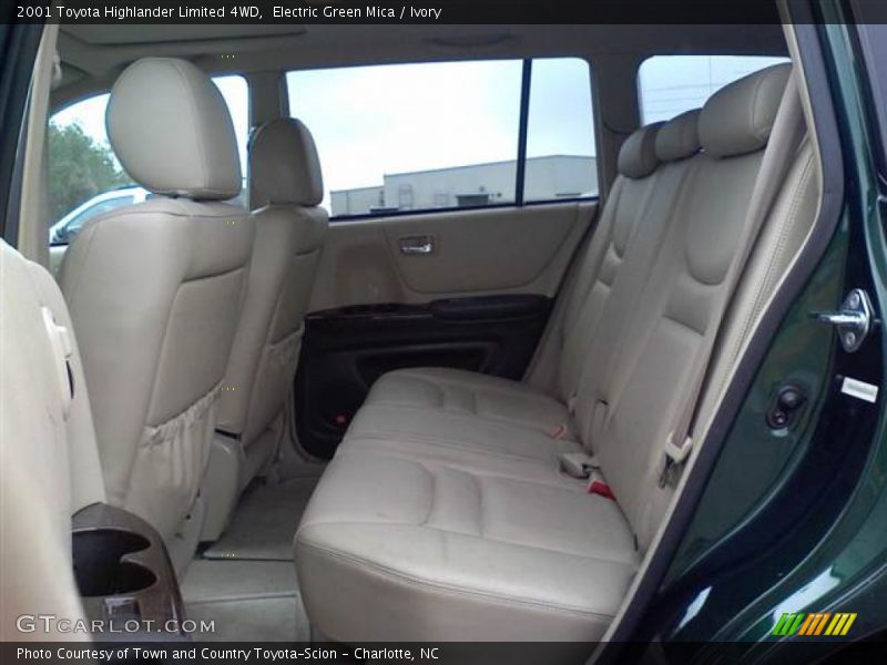 Electric Green Mica / Ivory 2001 Toyota Highlander Limited 4WD