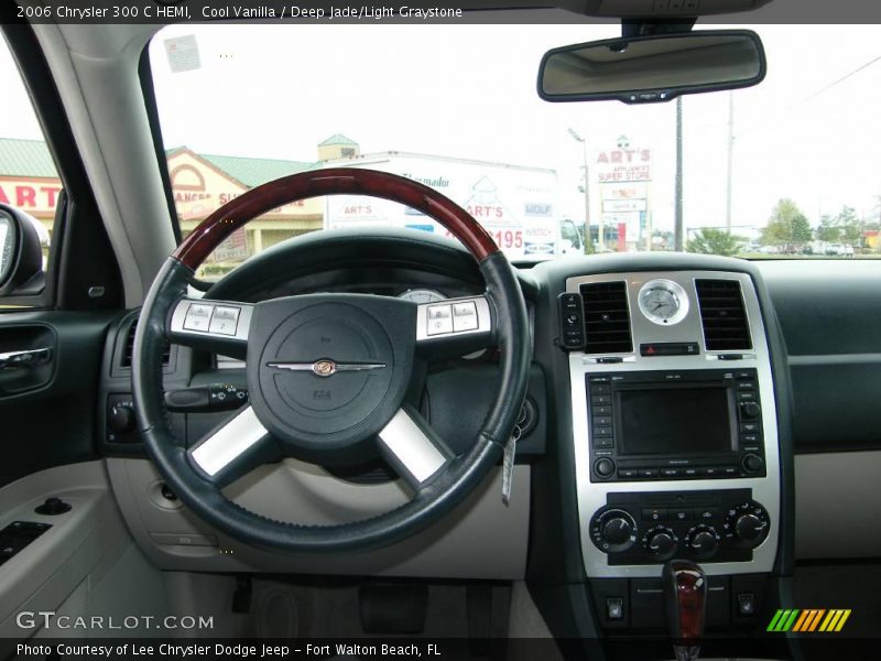 Cool Vanilla / Deep Jade/Light Graystone 2006 Chrysler 300 C HEMI
