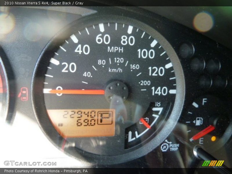 Super Black / Gray 2010 Nissan Xterra S 4x4