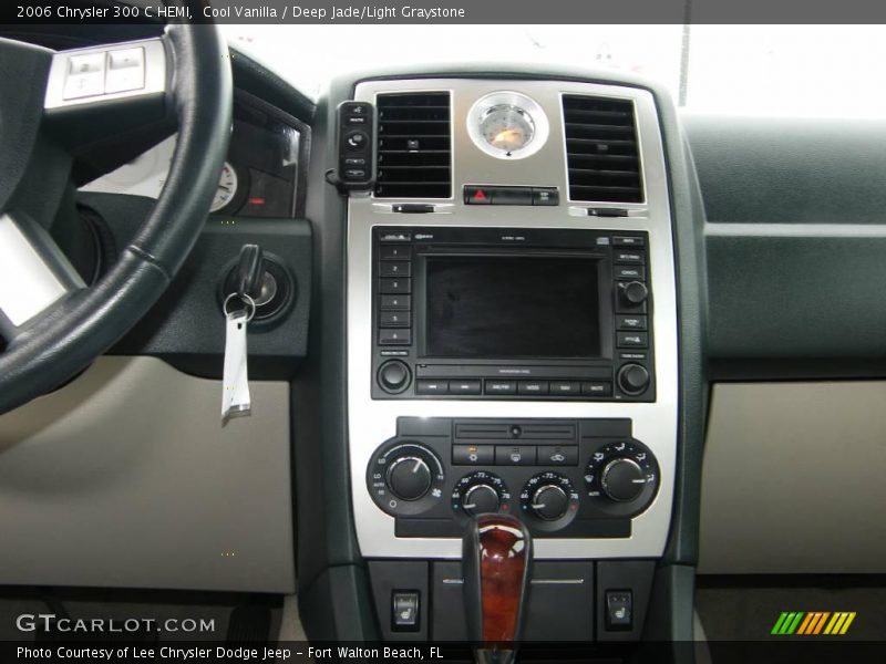 Cool Vanilla / Deep Jade/Light Graystone 2006 Chrysler 300 C HEMI