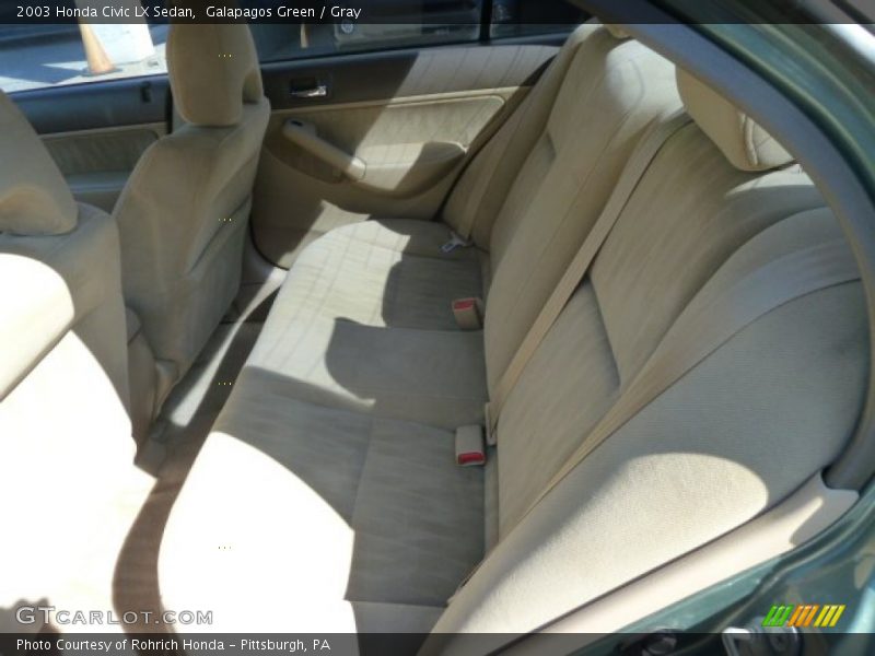 Galapagos Green / Gray 2003 Honda Civic LX Sedan