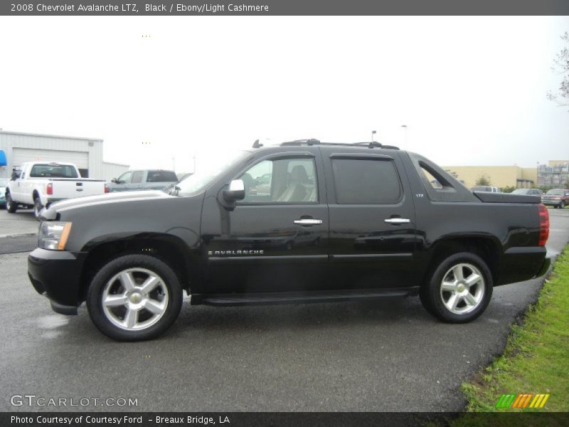Black / Ebony/Light Cashmere 2008 Chevrolet Avalanche LTZ