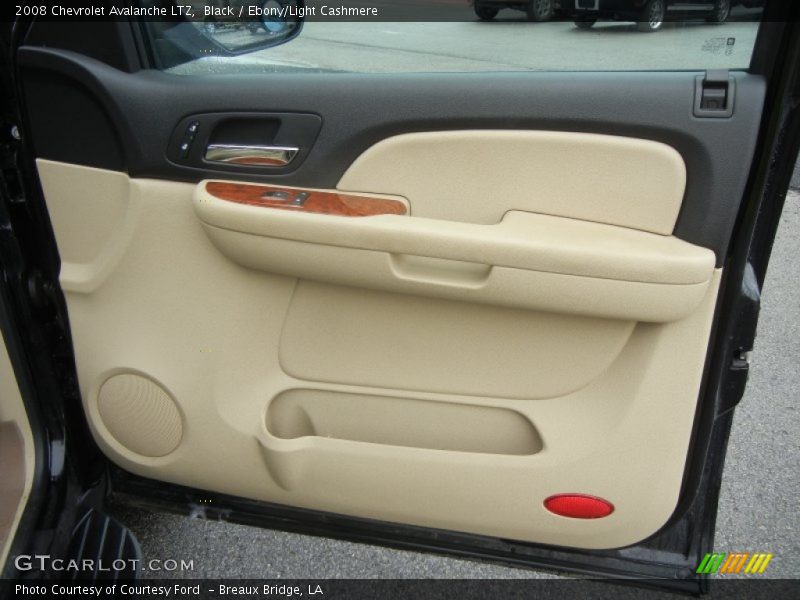 Black / Ebony/Light Cashmere 2008 Chevrolet Avalanche LTZ