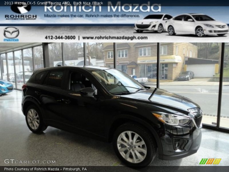 Black Mica / Black 2013 Mazda CX-5 Grand Touring AWD