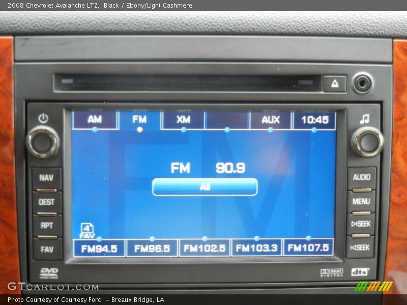 Black / Ebony/Light Cashmere 2008 Chevrolet Avalanche LTZ