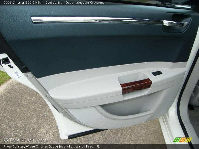 Cool Vanilla / Deep Jade/Light Graystone 2006 Chrysler 300 C HEMI