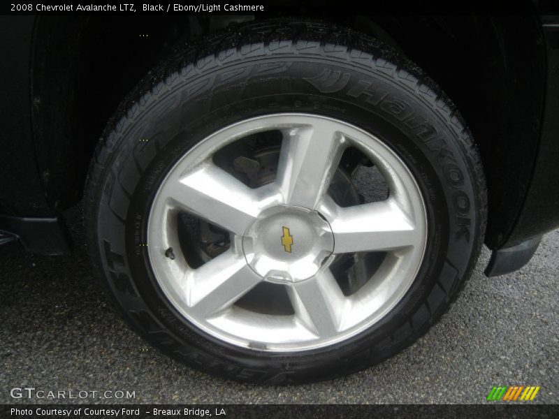 Black / Ebony/Light Cashmere 2008 Chevrolet Avalanche LTZ