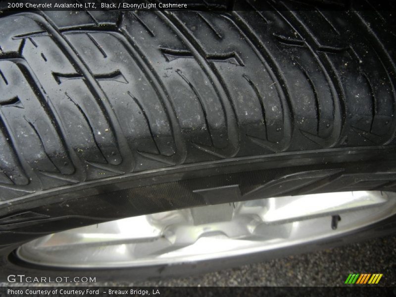 Black / Ebony/Light Cashmere 2008 Chevrolet Avalanche LTZ