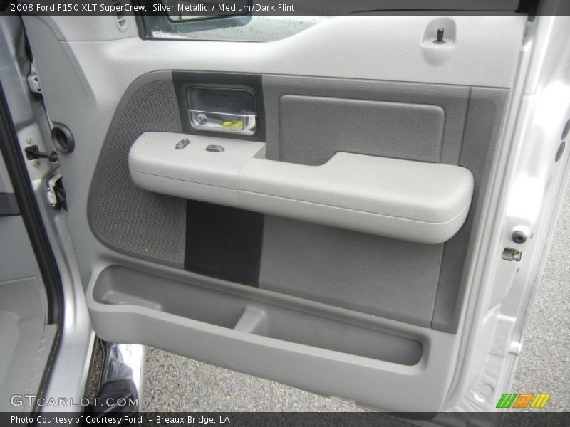 Silver Metallic / Medium/Dark Flint 2008 Ford F150 XLT SuperCrew