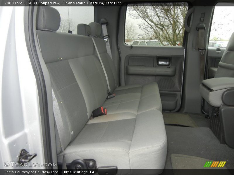 Silver Metallic / Medium/Dark Flint 2008 Ford F150 XLT SuperCrew
