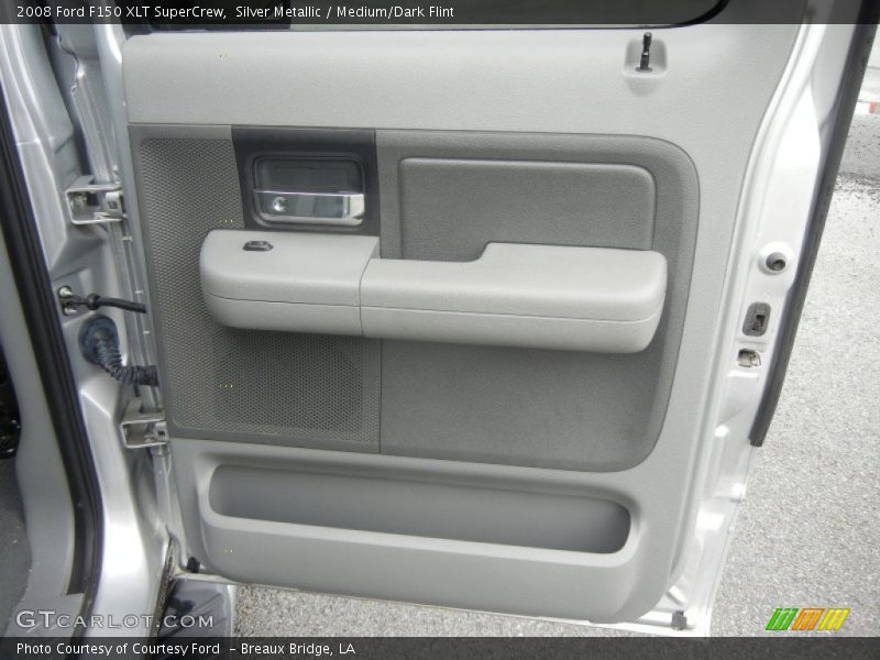 Silver Metallic / Medium/Dark Flint 2008 Ford F150 XLT SuperCrew