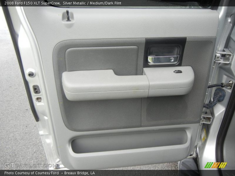 Silver Metallic / Medium/Dark Flint 2008 Ford F150 XLT SuperCrew