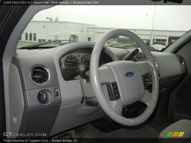 Silver Metallic / Medium/Dark Flint 2008 Ford F150 XLT SuperCrew