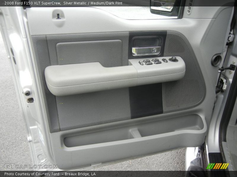 Silver Metallic / Medium/Dark Flint 2008 Ford F150 XLT SuperCrew