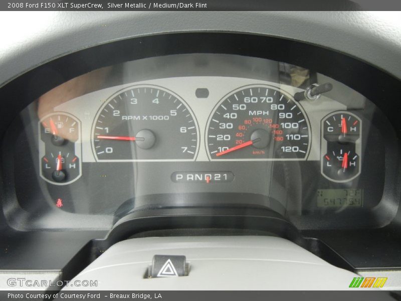 Silver Metallic / Medium/Dark Flint 2008 Ford F150 XLT SuperCrew