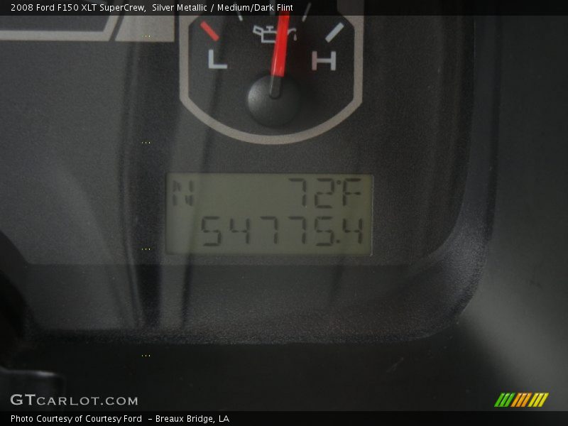 Silver Metallic / Medium/Dark Flint 2008 Ford F150 XLT SuperCrew