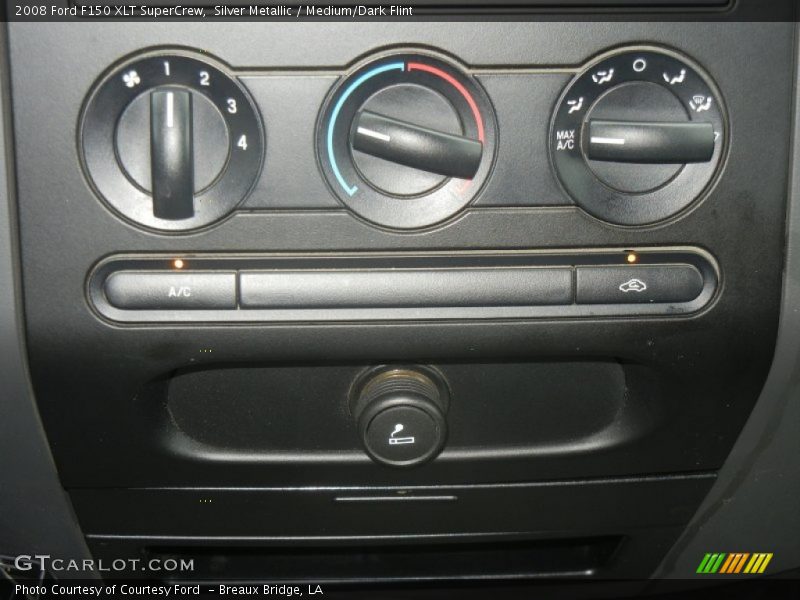 Silver Metallic / Medium/Dark Flint 2008 Ford F150 XLT SuperCrew