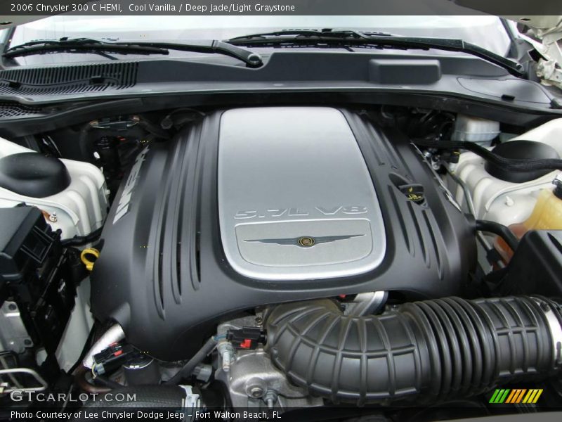 Cool Vanilla / Deep Jade/Light Graystone 2006 Chrysler 300 C HEMI