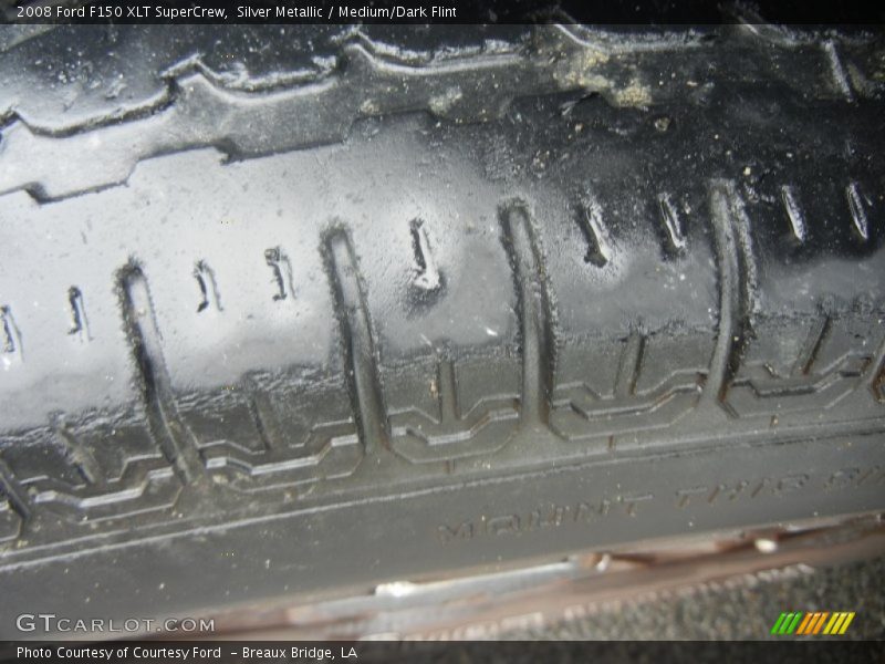 Silver Metallic / Medium/Dark Flint 2008 Ford F150 XLT SuperCrew