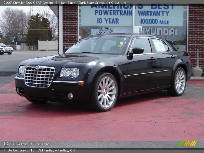 Brilliant Black / Dark Slate Gray/Light Graystone 2007 Chrysler 300 C SRT Design