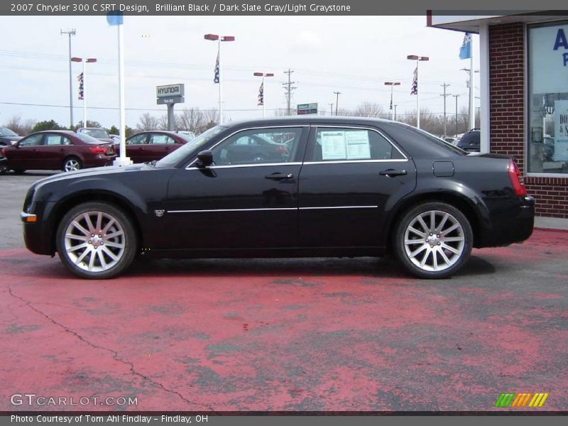 Brilliant Black / Dark Slate Gray/Light Graystone 2007 Chrysler 300 C SRT Design