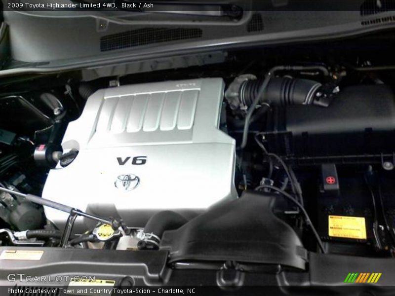 Black / Ash 2009 Toyota Highlander Limited 4WD