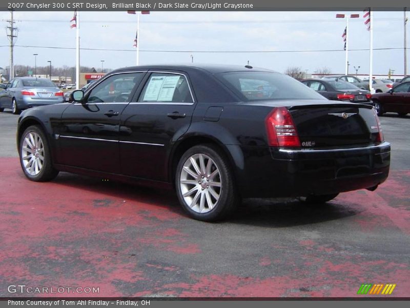 Brilliant Black / Dark Slate Gray/Light Graystone 2007 Chrysler 300 C SRT Design