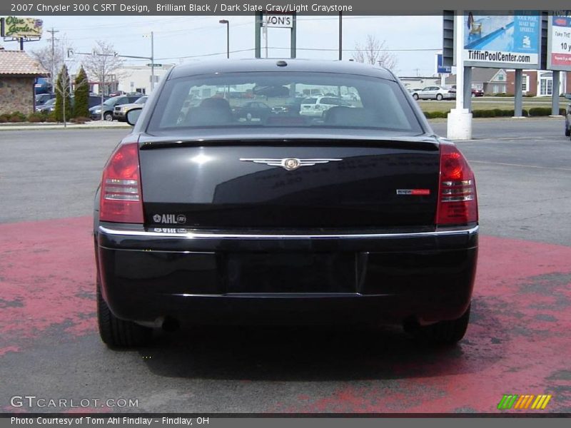 Brilliant Black / Dark Slate Gray/Light Graystone 2007 Chrysler 300 C SRT Design