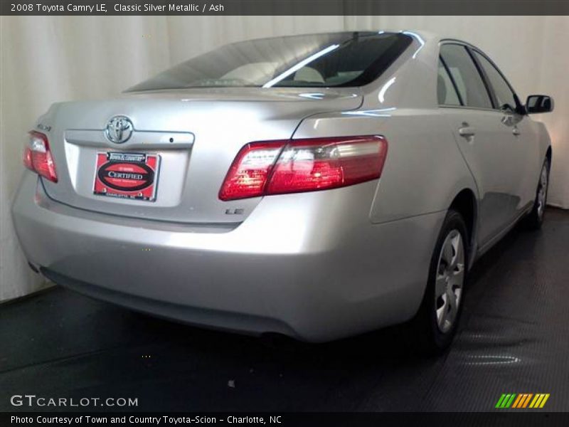 Classic Silver Metallic / Ash 2008 Toyota Camry LE