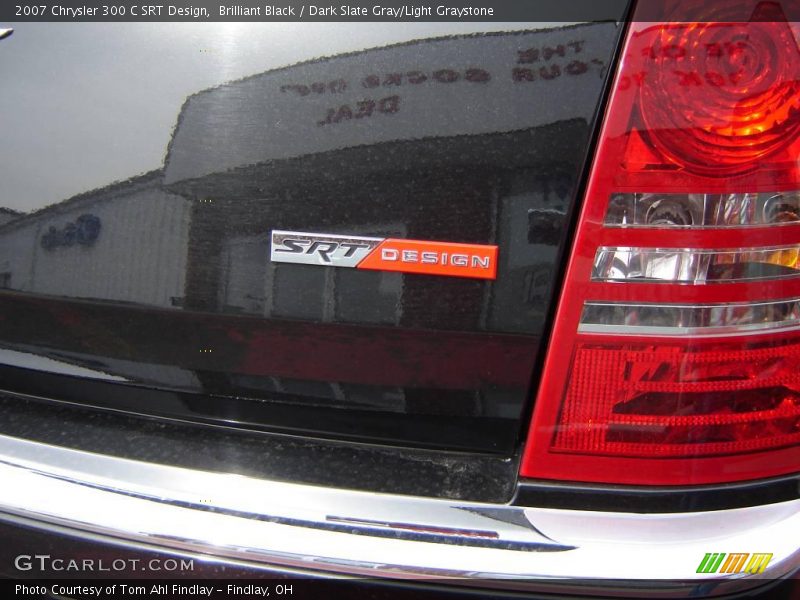 Brilliant Black / Dark Slate Gray/Light Graystone 2007 Chrysler 300 C SRT Design