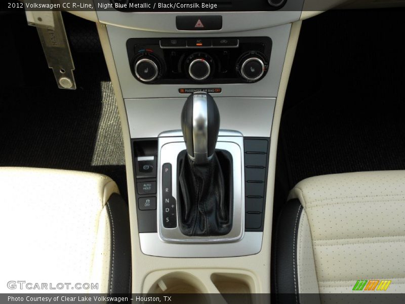 Night Blue Metallic / Black/Cornsilk Beige 2012 Volkswagen CC R-Line