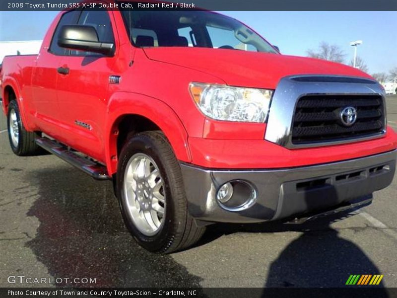Radiant Red / Black 2008 Toyota Tundra SR5 X-SP Double Cab