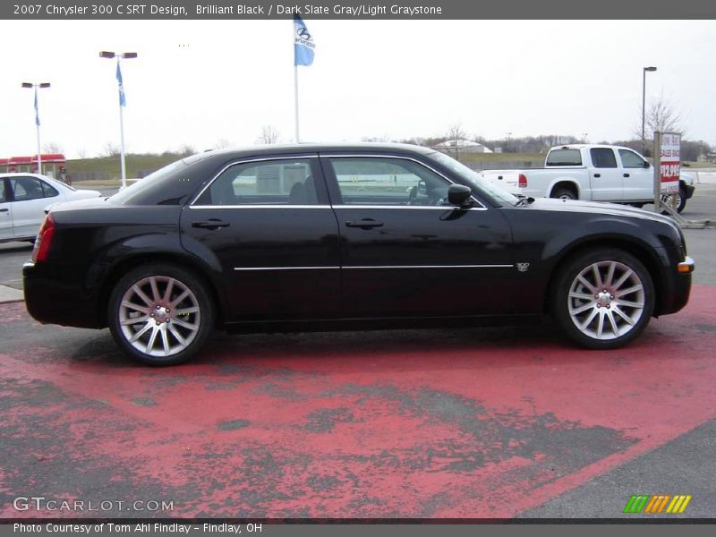 Brilliant Black / Dark Slate Gray/Light Graystone 2007 Chrysler 300 C SRT Design