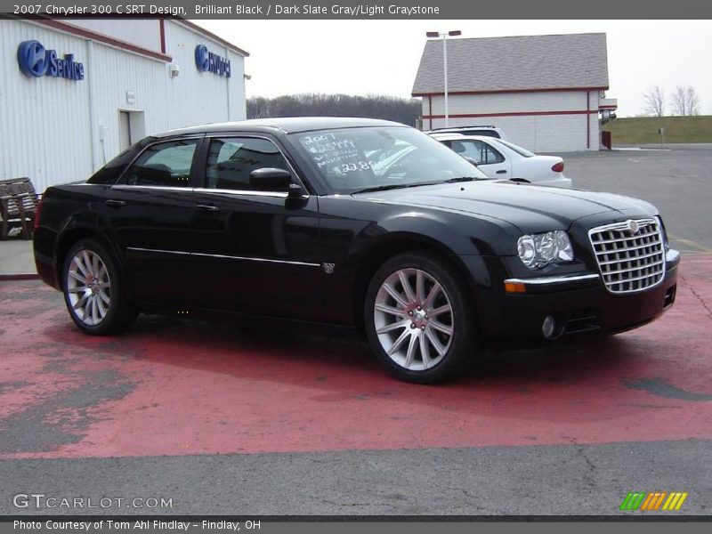 Brilliant Black / Dark Slate Gray/Light Graystone 2007 Chrysler 300 C SRT Design