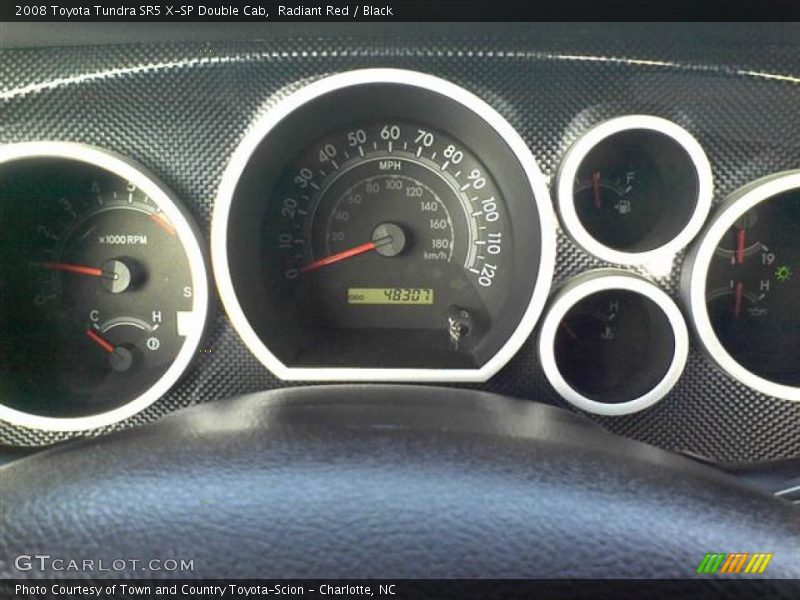 Radiant Red / Black 2008 Toyota Tundra SR5 X-SP Double Cab