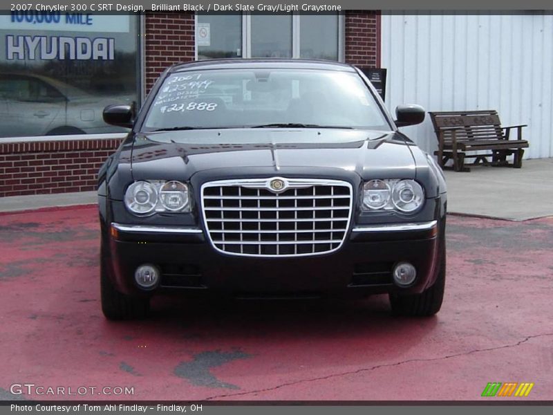Brilliant Black / Dark Slate Gray/Light Graystone 2007 Chrysler 300 C SRT Design
