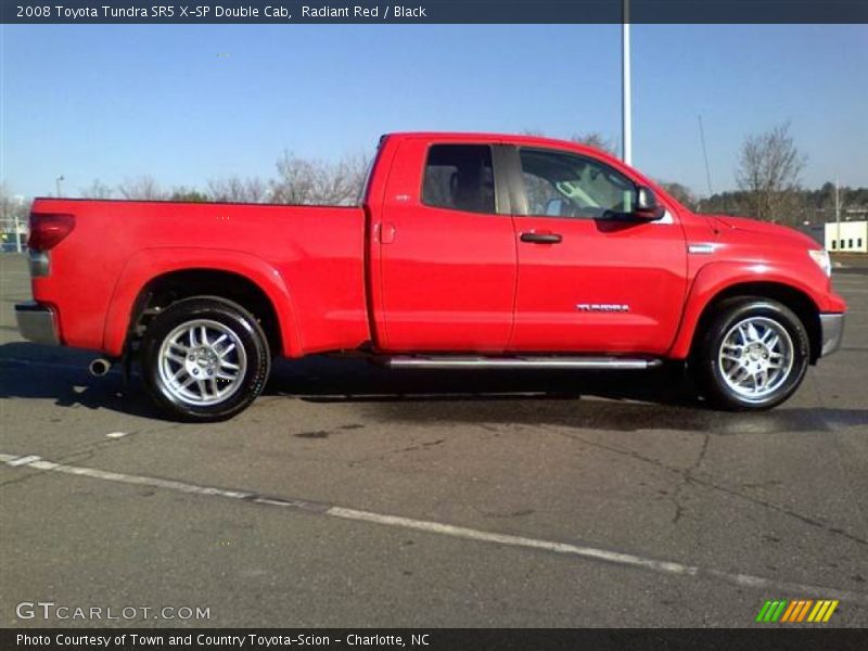 Radiant Red / Black 2008 Toyota Tundra SR5 X-SP Double Cab
