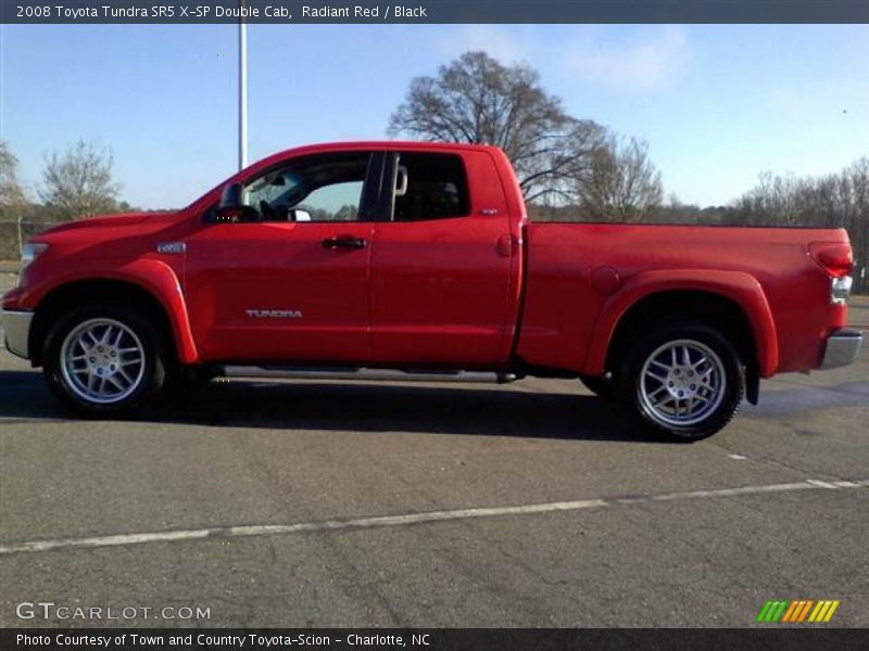Radiant Red / Black 2008 Toyota Tundra SR5 X-SP Double Cab