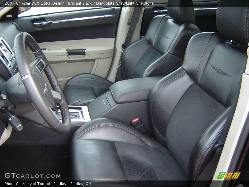 Brilliant Black / Dark Slate Gray/Light Graystone 2007 Chrysler 300 C SRT Design