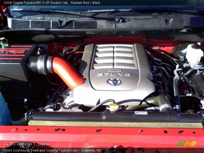 Radiant Red / Black 2008 Toyota Tundra SR5 X-SP Double Cab