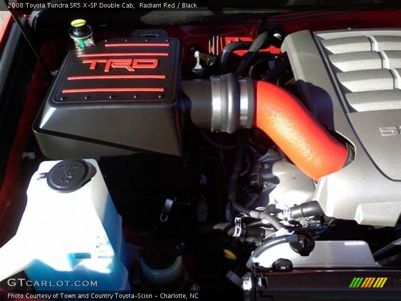 Radiant Red / Black 2008 Toyota Tundra SR5 X-SP Double Cab