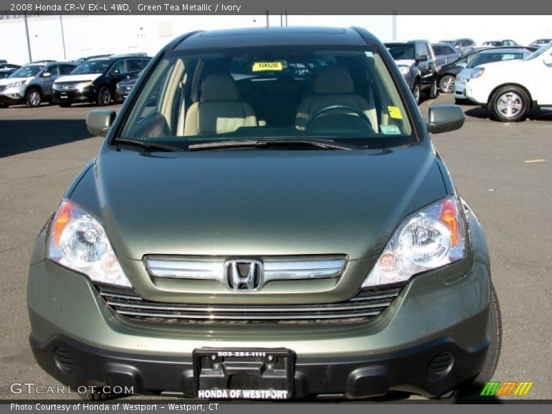 Green Tea Metallic / Ivory 2008 Honda CR-V EX-L 4WD