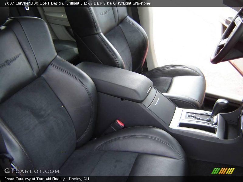 Brilliant Black / Dark Slate Gray/Light Graystone 2007 Chrysler 300 C SRT Design