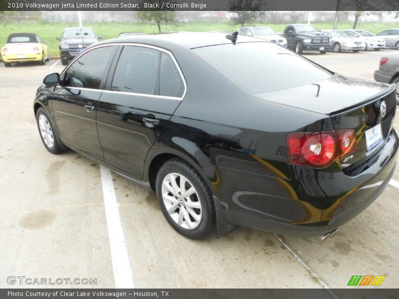 Black / Cornsilk Beige 2010 Volkswagen Jetta Limited Edition Sedan